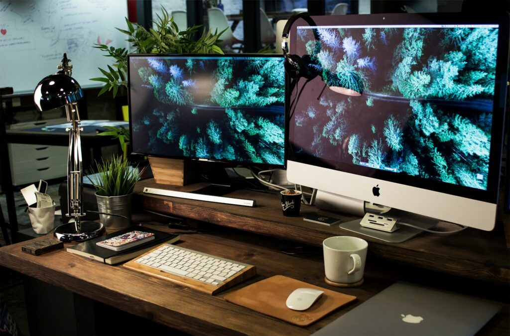 étagère de bureau